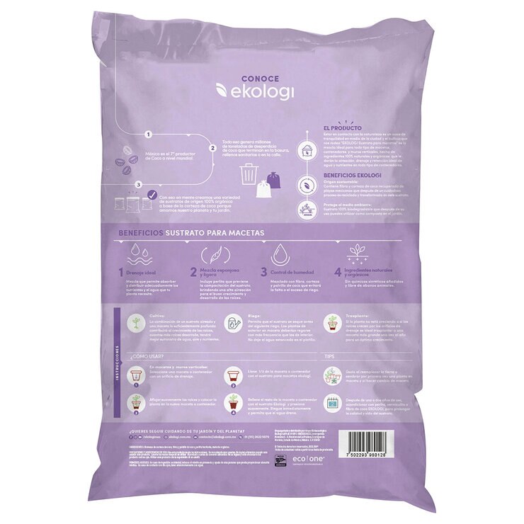 Ekologi, Sustrato para Macetas 2 piezas de 5kg — Imagen 2 de 3