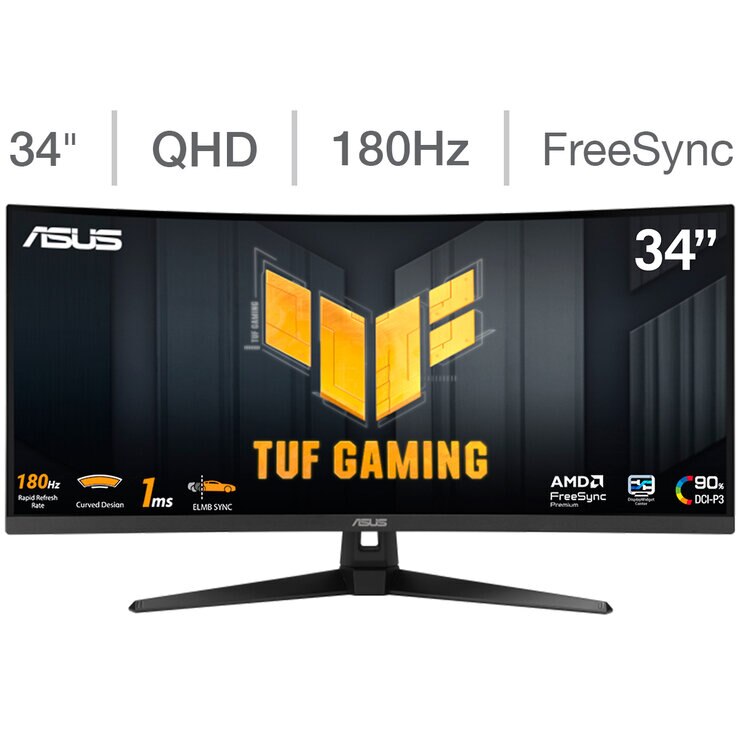 ASUS TUF Monitor Gaming 34" Quad HD 180HZ