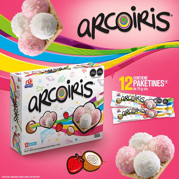Gamesa Galletas Arcoiris 12/900 g — Imagen 2 de 3