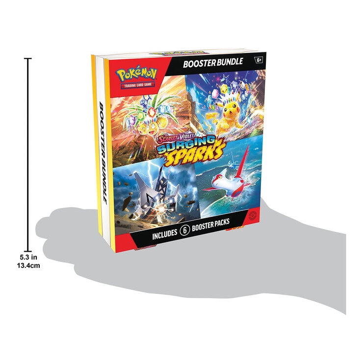 Pokémon Scarlet & Violet: Surging Sparks Pokémon Elite Trainer Box + Booster Box - Juego de Cartas en Inglés — Imagen 2 de 4