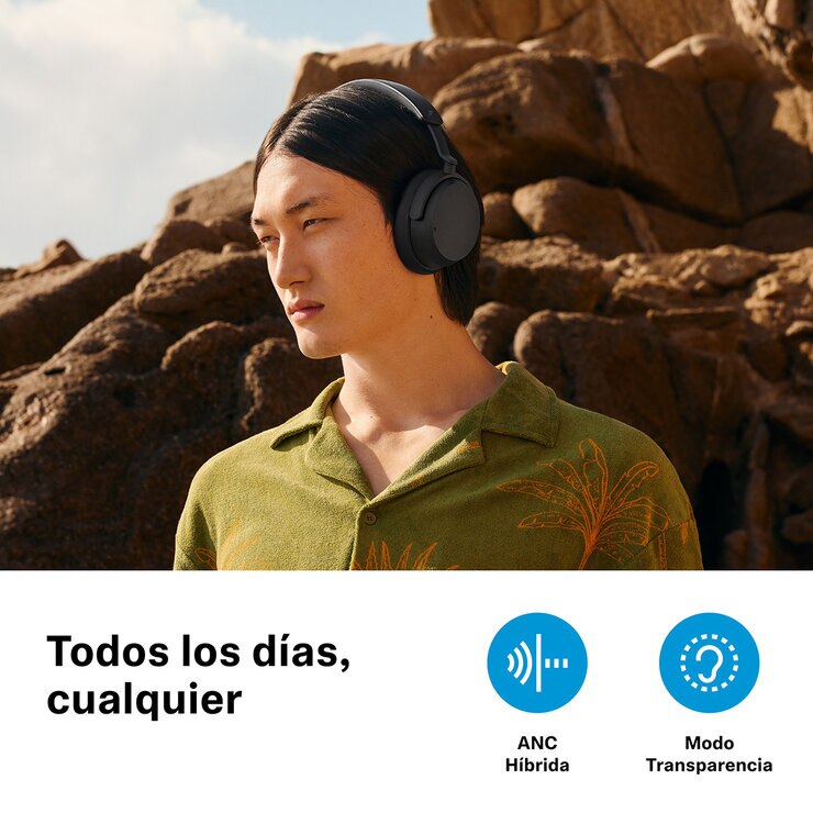Sennheiser Accentum Wireless Audífonos Bluetooth Negro — Imagen 3 de 4