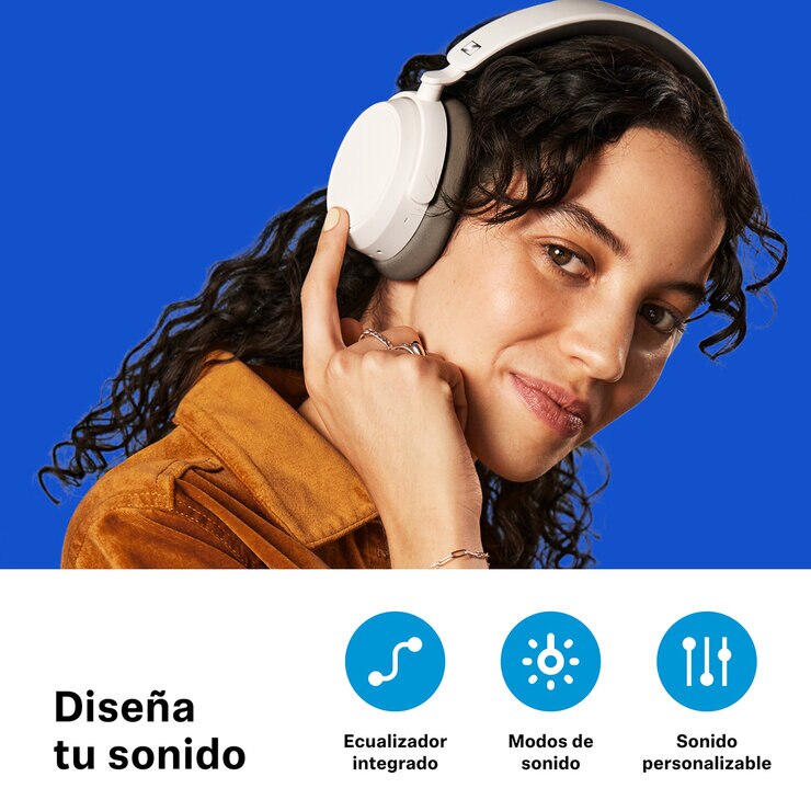 Sennheiser Accentum Plus Wireless Audífonos Bluetooth Blanco — Imagen 3 de 4