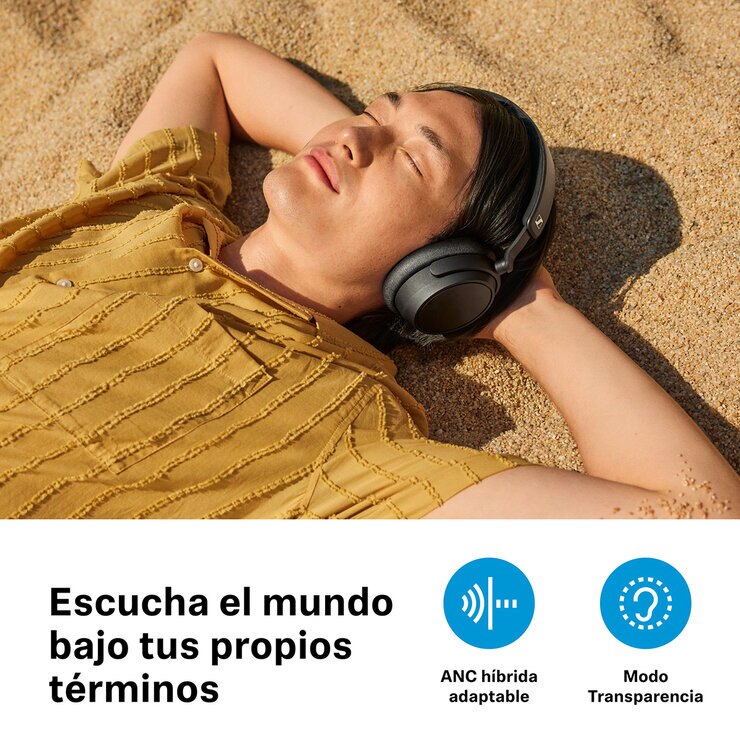 Sennheiser Accentum Plus Wireless Audífonos Bluetooth Negro — Imagen 4 de 4