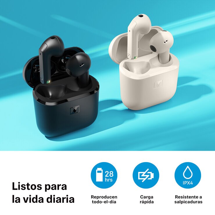 Sennheiser Accentum Open Audífonos Bluetooth Negros — Imagen 4 de 4