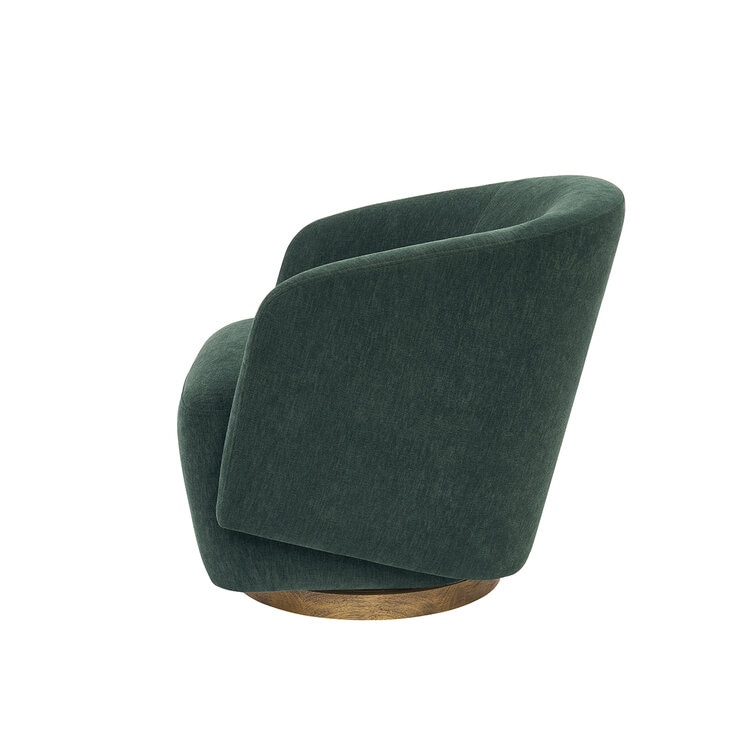 Henredon, Silla Giratoria de Bouclé — Imagen 4 de 4