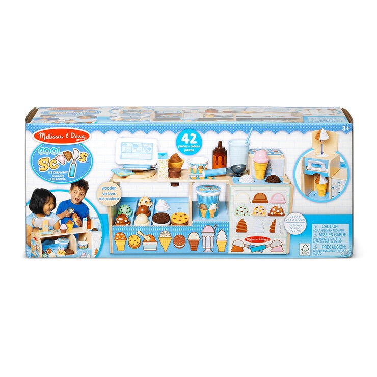 Melissa & Doug, Cool Scoops Heladería, Juego de 42 piezas. — Imagen 1 de 4