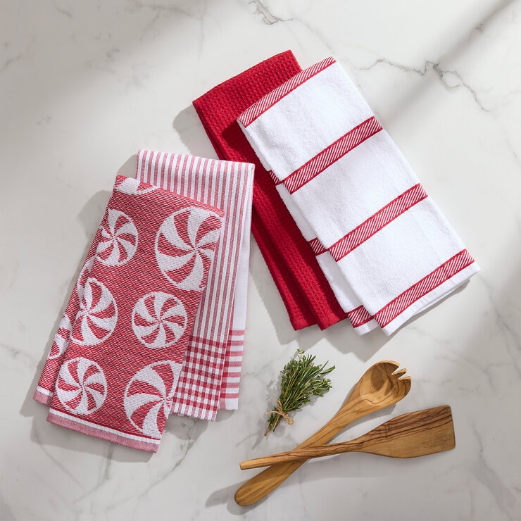Caro Home, Toallas de Cocina, 8 Piezas, Varios Colores y Diseños — Imagen 3 de 4