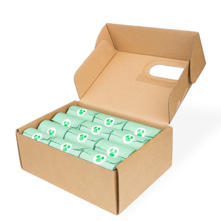 Eco Potty Bolsas Compostables para Desechos de Mascotas 24 rollos con 15 bolsas — Imagen 2 de 3