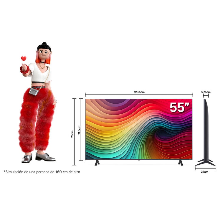 LG Pantalla 55" NanoCell Smart TV — Imagen 2 de 3