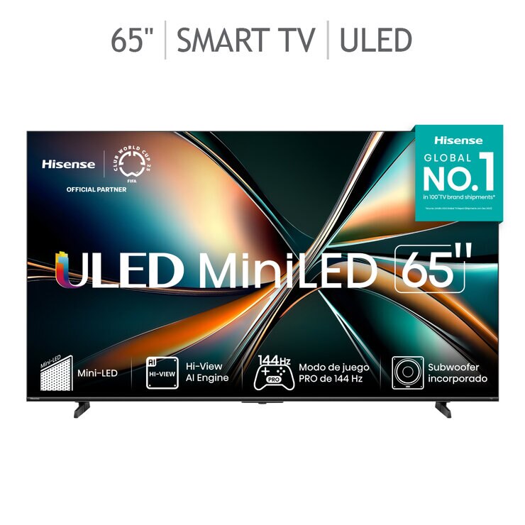 Hisense Pantalla 65" 4K Miniled Fire TV — Imagen 1 de 4