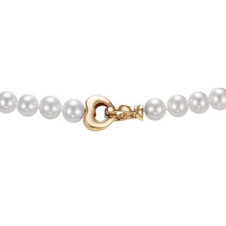 Collar de Perlas Cultivadas, 6.5-7mm, Oro Amarillo de 14K — Imagen 2 de 4