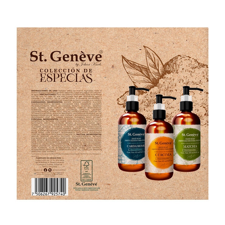 St. Genève Jabón Líquido para manos Especias 3 pzas de 473 ml — Imagen 4 de 4