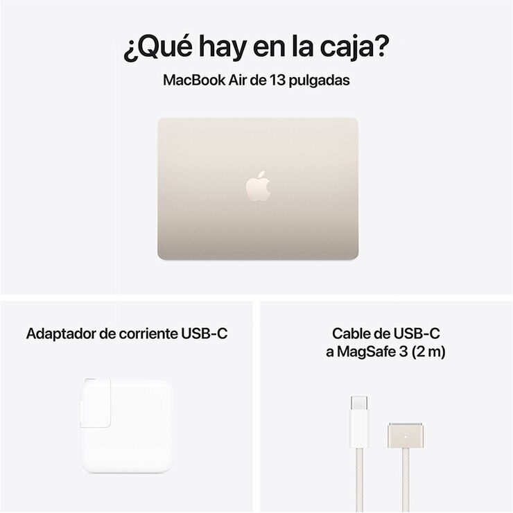 Apple MacBook Air 13" Chip M4 256GB Blanco Estelar — Imagen 4 de 4