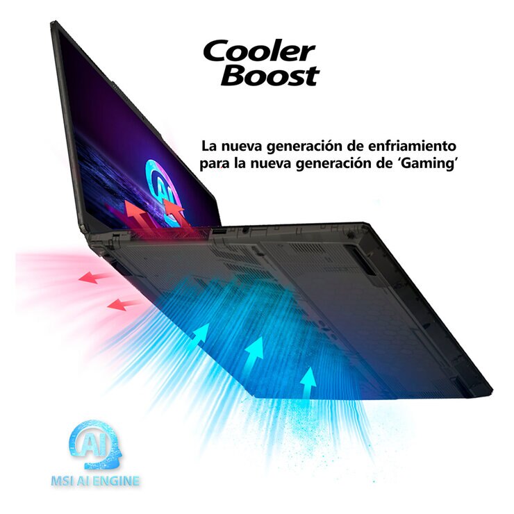 MSI Cyborg Gaming 15 Laptop 15.6'' FHD Intel Core Ultra 7 16GB 512GB SSD + Mouse — Imagen 3 de 4