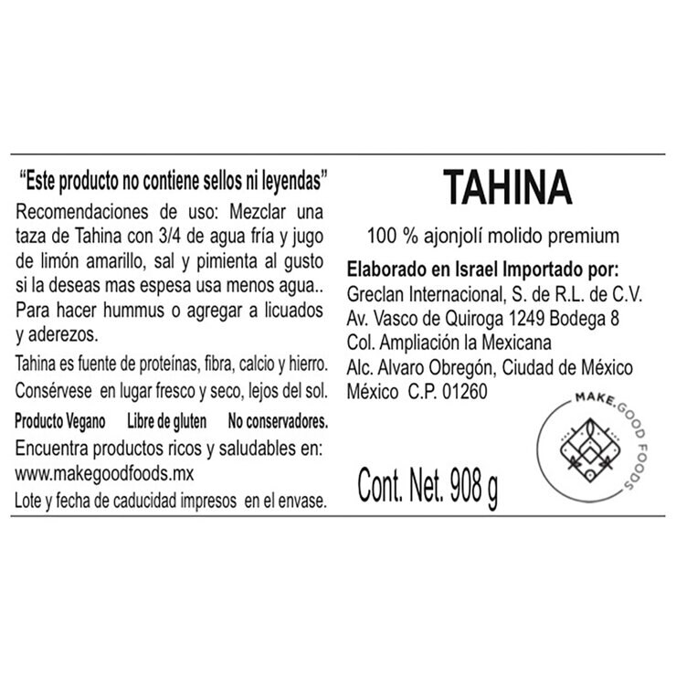 Al Arz Tahini 908g — Imagen 3 de 4