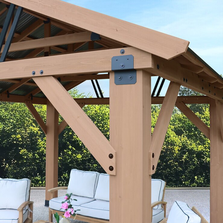 Yardistry, Pérgola Marquesina de 4.27 m x 3.66 m — Imagen 4 de 4