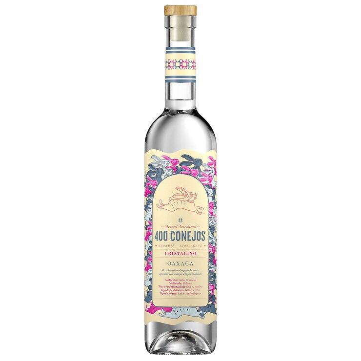 Mezcal 400 Conejos Cristalino 700 ml