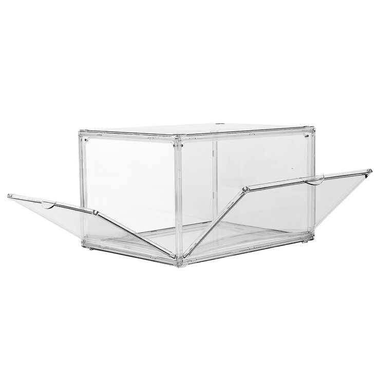 AG Box, Set de 4 Cajas de Zapatos Apilables Modelo Payton, Transparente — Imagen 3 de 4