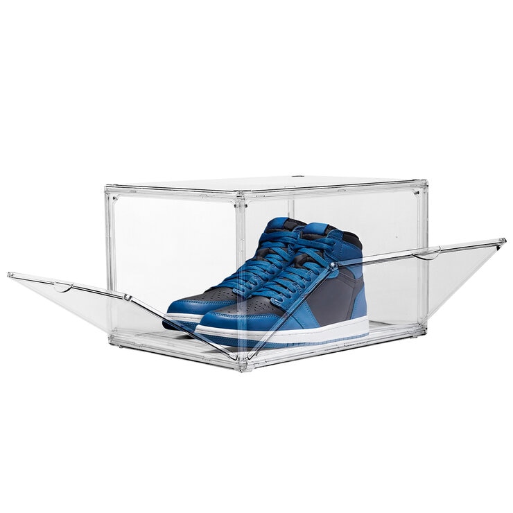 AG Box, Set de 4 Cajas de Zapatos Apilables Modelo Payton, Transparente — Imagen 2 de 4