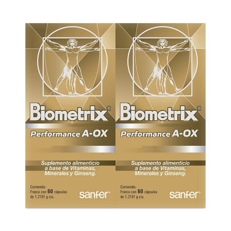 Biometrix Performance AOX 2 Frascos de 60 Cápsulas c/u — Imagen 3 de 3