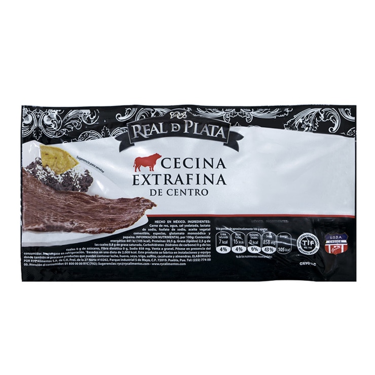 Real De Plata cecina de res extrafina 2/900 g — Imagen 1 de 3