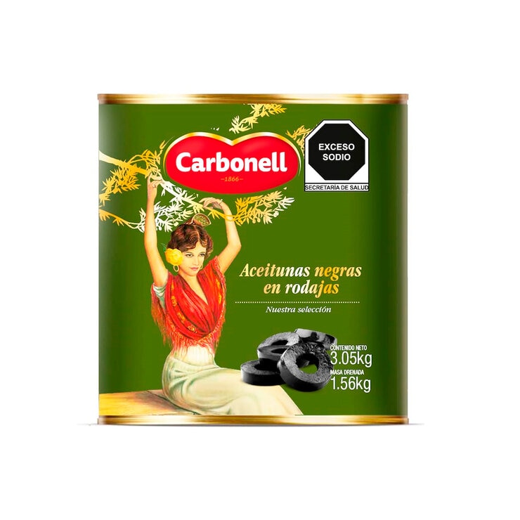 Carbonell Aceitunas Negras En Rodajas 3.05 Kg — Imagen 1 de 4