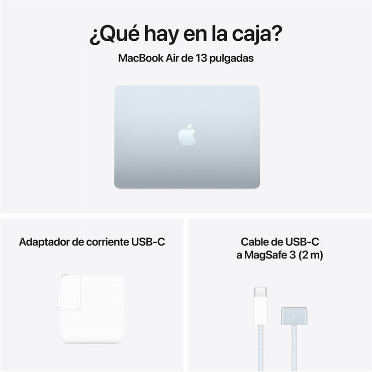 Apple MacBook Air 13" Chip M4 512GB Azul 24GB — Imagen 2 de 4