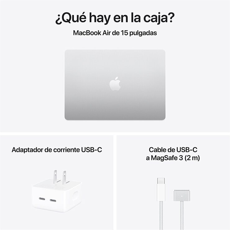 Apple MacBook Air 15" Chip M4 256GB Plata — Imagen 4 de 4