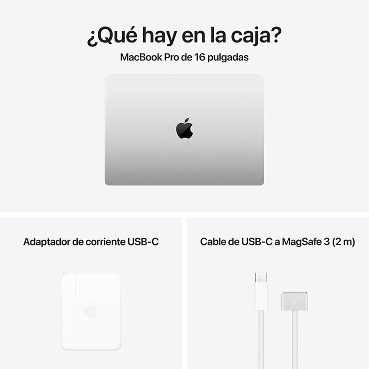 Apple Macbook Pro 16" Chip M4 Max 1TB Plata — Imagen 3 de 4