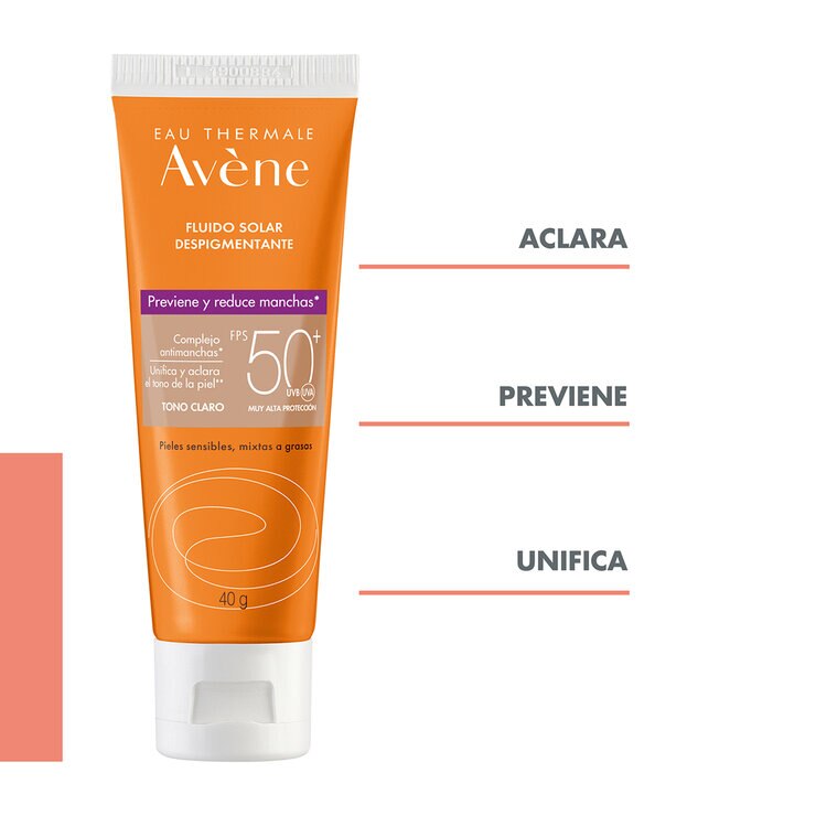 Avène Fluido Solar Despigmentante Tono Claro 40 g — Imagen 2 de 3