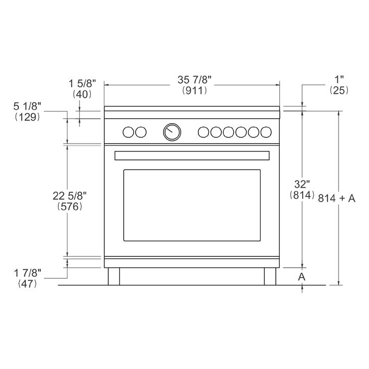 Bertazzoni Estufa 6 Quemadores y Horno 5.9" — Imagen 4 de 4