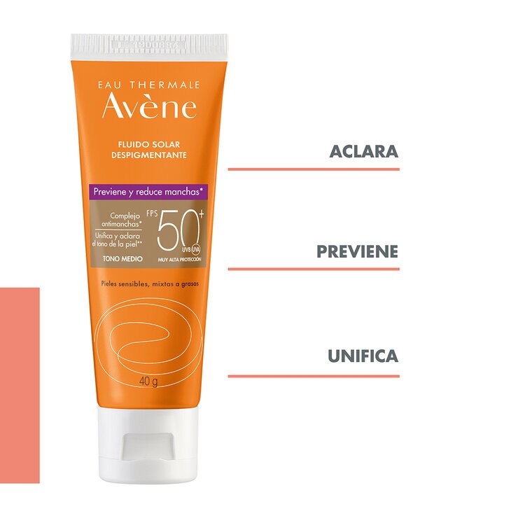 Avène Fluido Solar Despigmentante Tono Medio 40 g — Imagen 2 de 3