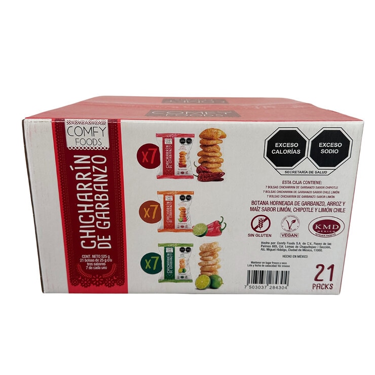 Comfy Foods Chicharrín De Garbanzo 21/25g — Imagen 1 de 3