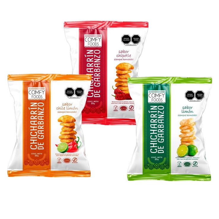 Comfy Foods Chicharrín De Garbanzo 21/25g — Imagen 3 de 3