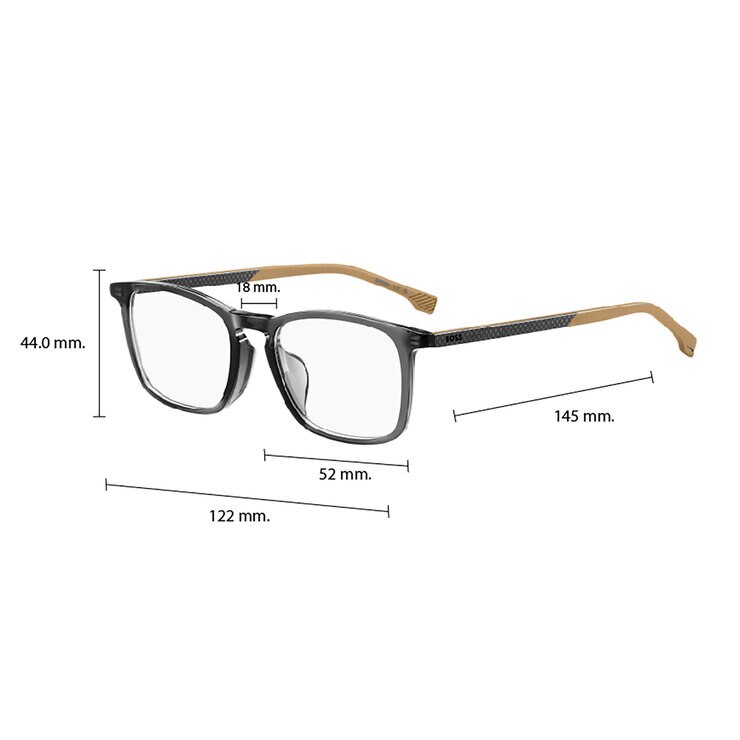 HUGO BOSS 1716 F Armazón Oftálmico — Imagen 3 de 4
