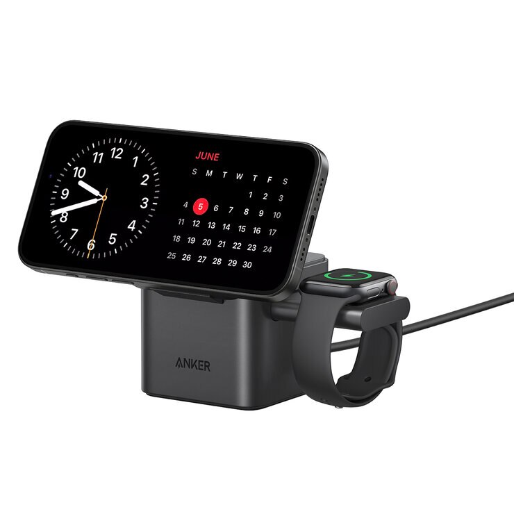 Anker Estación de Carga MagGo 3 en 1 con Qi2 — Imagen 4 de 4