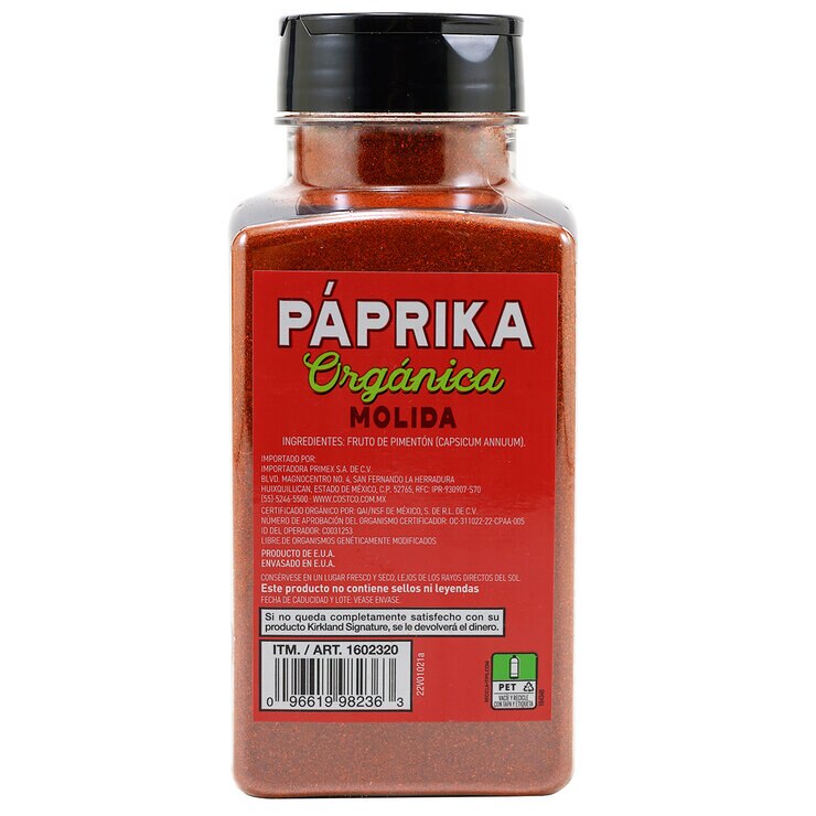 Kirkland Signature Paprica Orgánica Molida 374 g — Imagen 2 de 2
