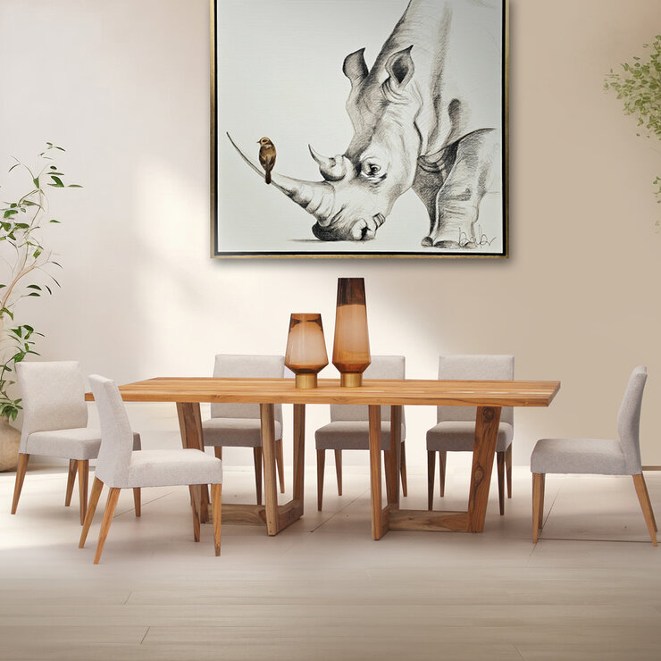 Skanor Muebles, Atriani, Juego de Comedor de 9 Piezas — Imagen 1 de 4