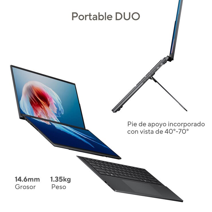 ASUS Zenbook DUO Laptop 14" 3K OLED Dual Intel Core Ultra 9 Series 2 32 GB 2TB SSD — Imagen 4 de 4
