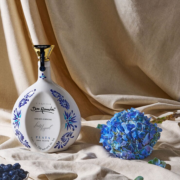 Tequila Don Ramón Cerámica Plata 750 ml — Imagen 3 de 3