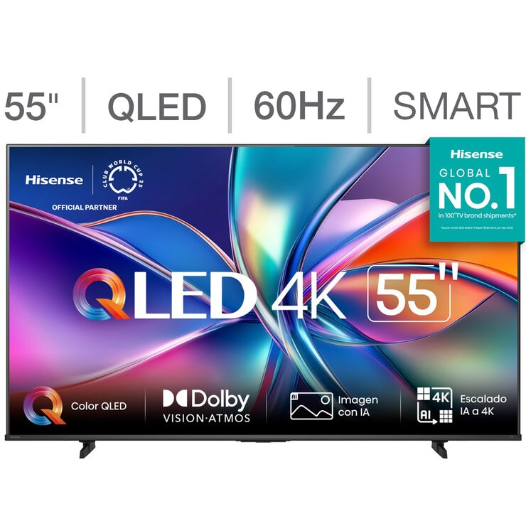 Hisense Pantalla 55" QLED 4K Fire TV — Imagen 1 de 4