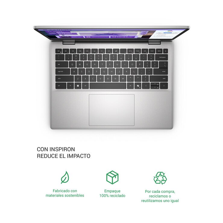 DELL 14 Laptop 14" Full HD+ AMD Ryzen AI 5 16GB 512GB SSD — Imagen 2 de 4