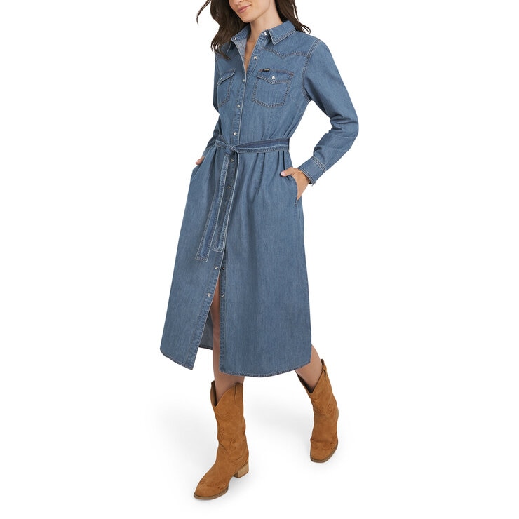Wrangler Vestido de Mezclilla para Dama Varias Tallas y Colores — Imagen 1 de 2