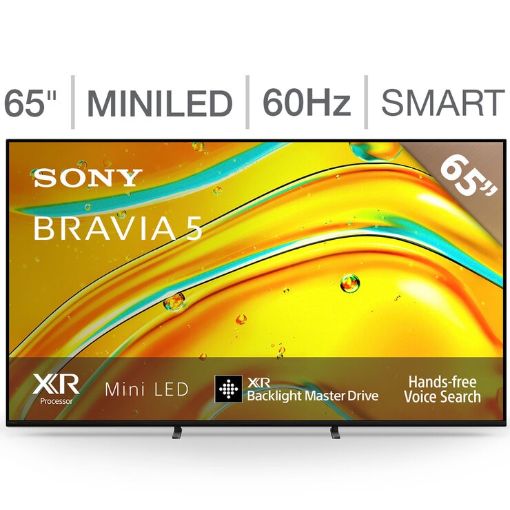 Sony Pantalla 65" BRAVIA 5 Mini LED Smart TV — Imagen 1 de 4