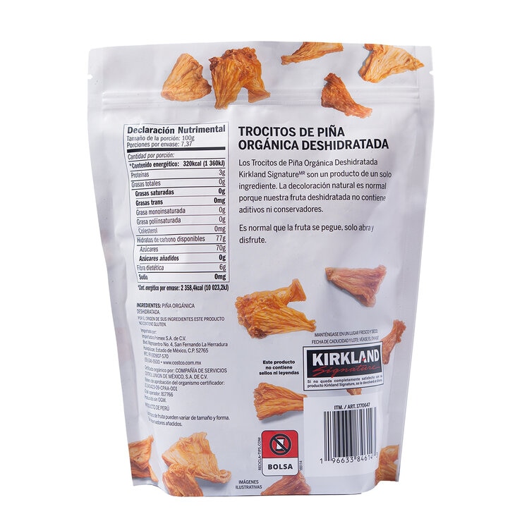 Kirkland Signature Trocitos de Piña Orgánica Deshidratada — Imagen 3 de 4