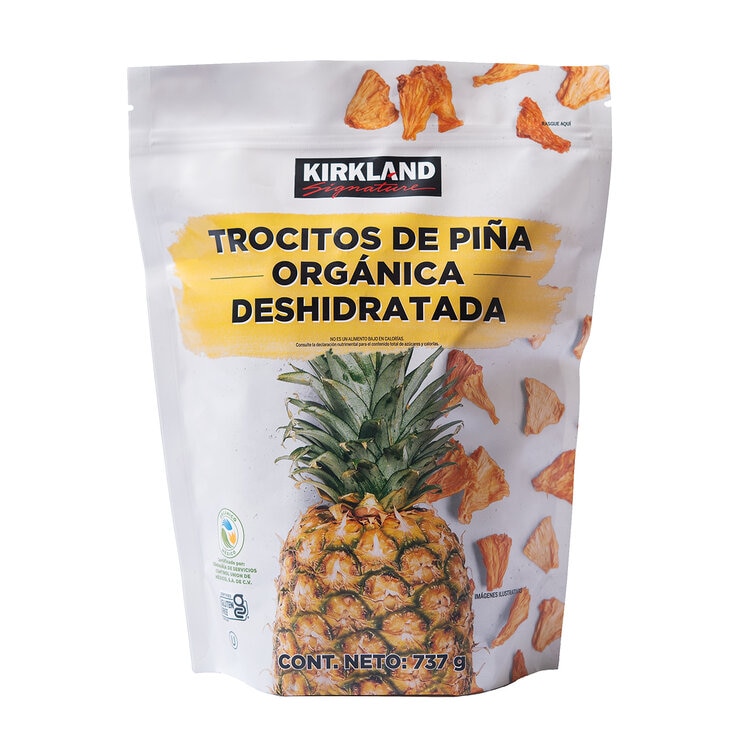 Kirkland Signature Trocitos de Piña Orgánica Deshidratada — Imagen 1 de 4
