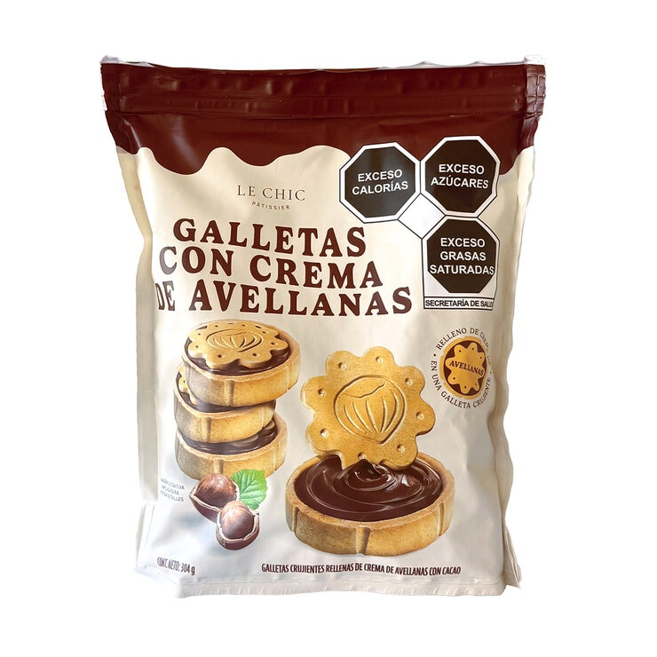 Le Chic Patissier Galletas Rellenas de Crema de Avellanas 4/304 g — Imagen 3 de 4