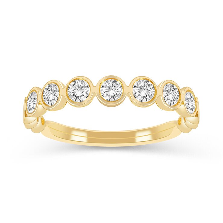 Anillo, Diamantes 0.50ctw, Oro Amarillo — Imagen 1 de 4