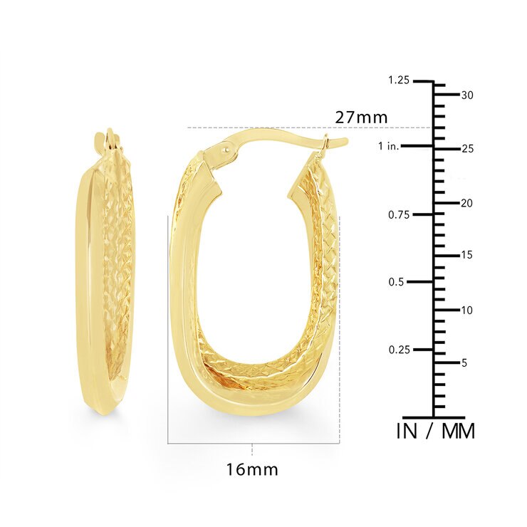 Arracadas, Oro Amarillo 14kt — Imagen 2 de 4