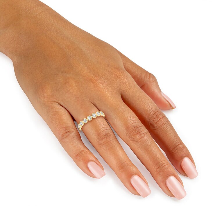 Anillo, Diamantes 0.50ctw, Oro Amarillo — Imagen 3 de 4